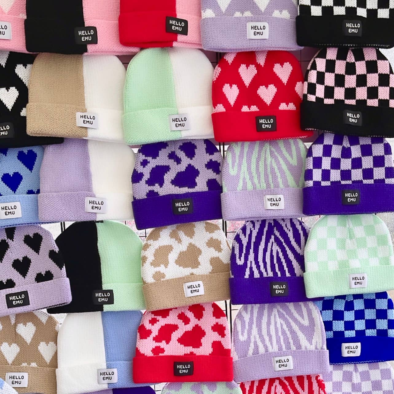 HELLO EMU – wholesale Beanie – Women's – Half and Half Beanie9