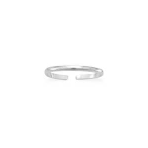 Sterling Silver Toe Ring Plain Simple Wavy Design Toe Ring -  UK