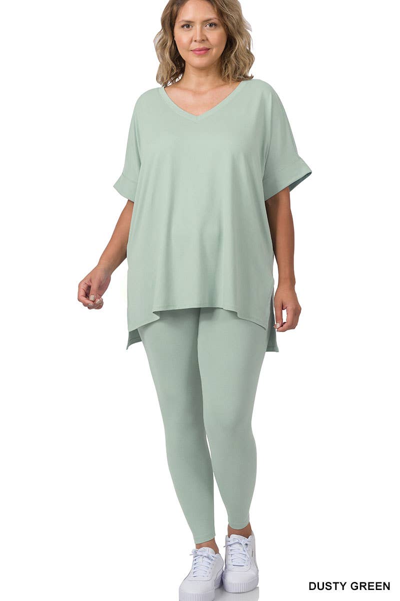 42POPS - Wholesale Lounge Set - Women's - `.Plus Microfiber Lounge Wear 2 Pc Set85