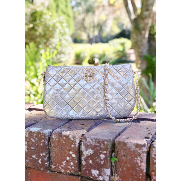 Caroline Hill - Wholesale Crossbody Bag - Women's - Livi Quilted Crossbody CHAMPAGNE POP5