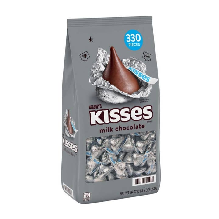 Majestic Wholesale - Wholesale Chocolate - HERSHEY'S KISSES Milk Chocolate Candy, 330ct
