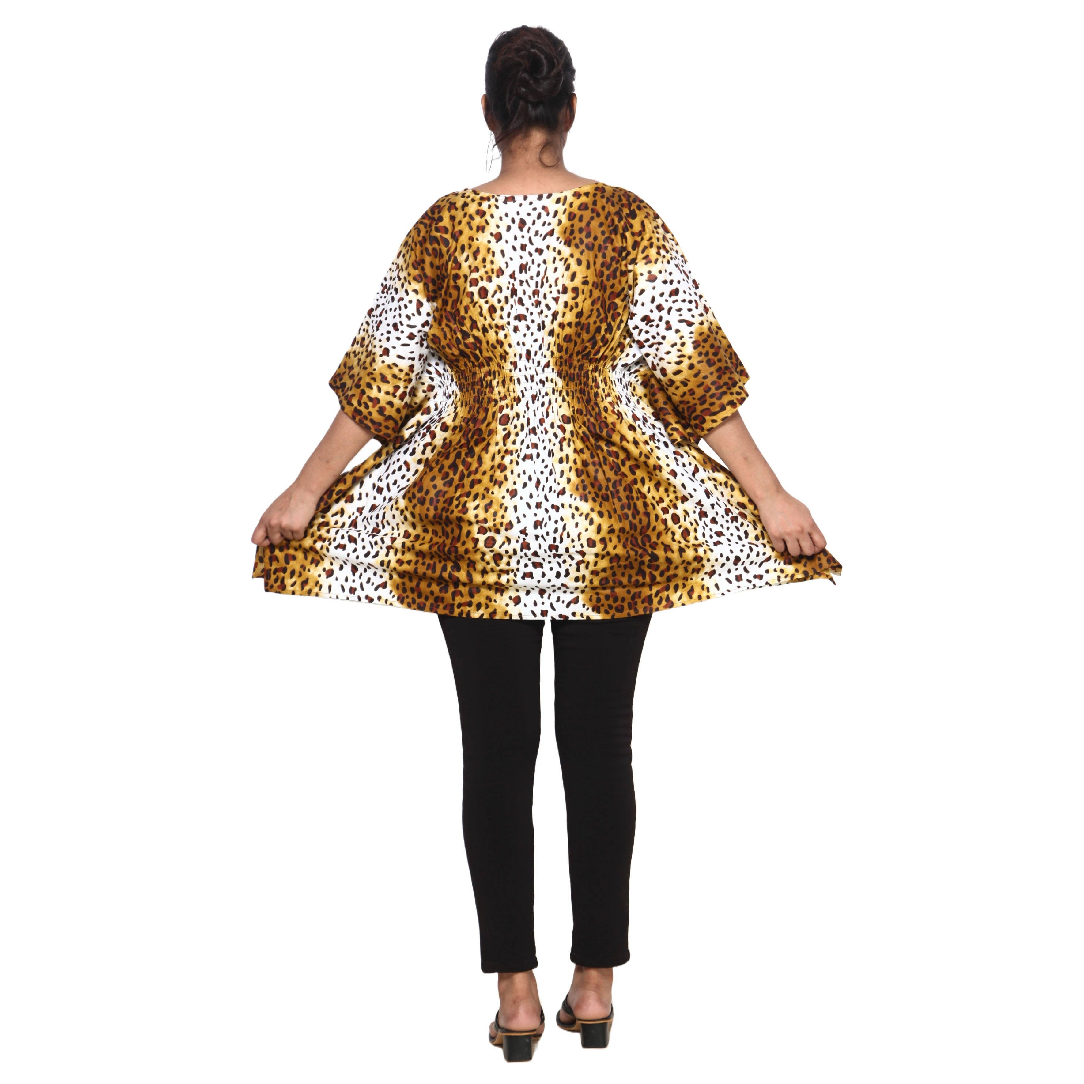African Stars - Wholesale Kaftan - Women's - Women's Half Kaftan With Elastic Waist -- FI-P142