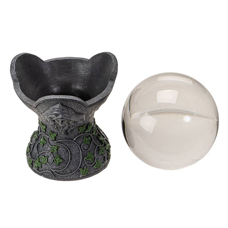 Pacific Trading - Wholesale Decorative Tabletop Object - Mother, Maiden and Crone Crystal Ball Stand5