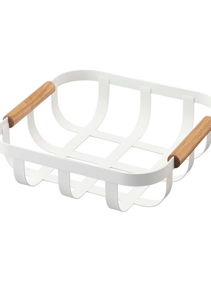 Tosca Fruit Bowl - Steel + Wood for wholesale by Yamazaki Home