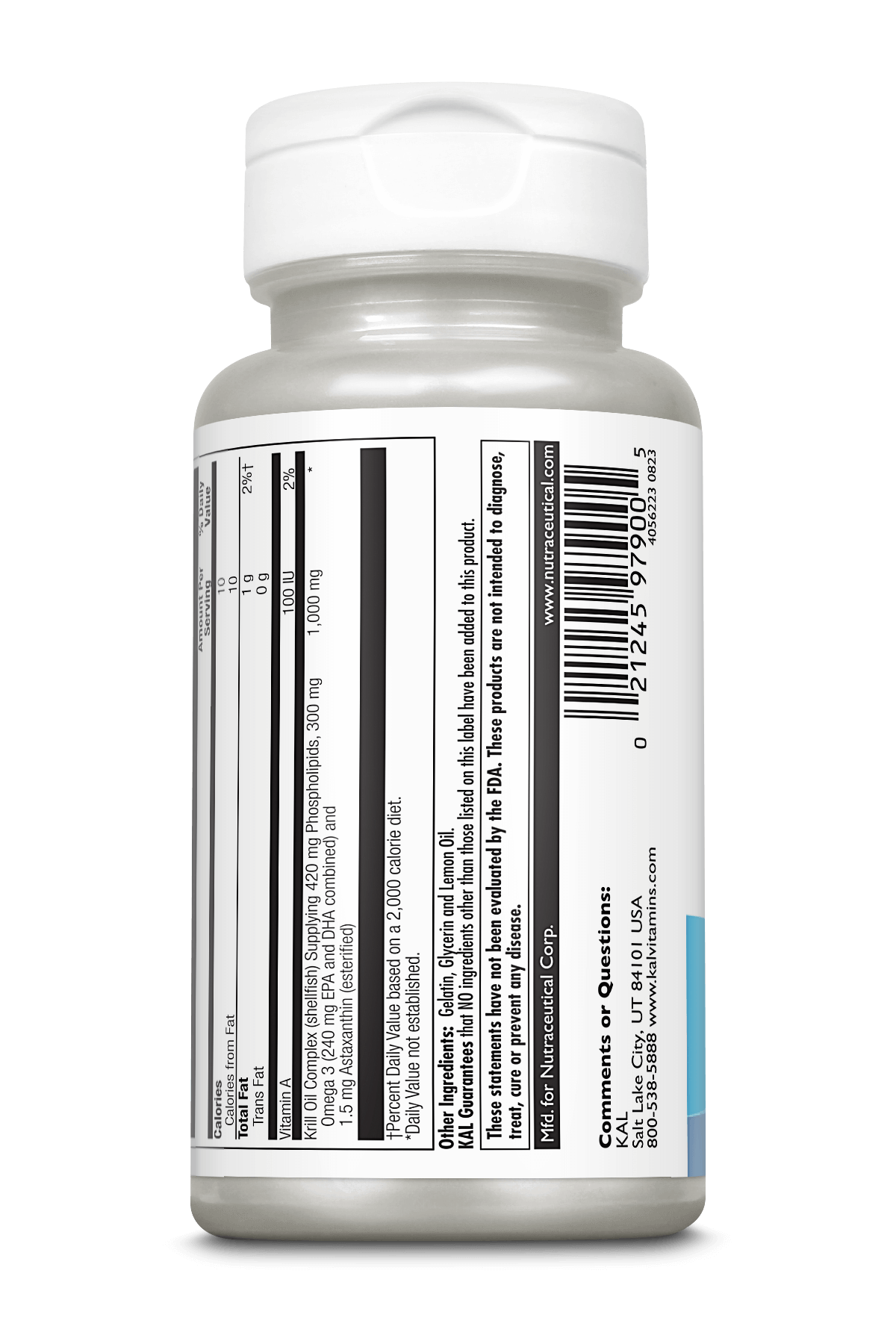 KAL - Wholesale Oral Supplement/Vitamin - Omega 3 Krill Softgels1