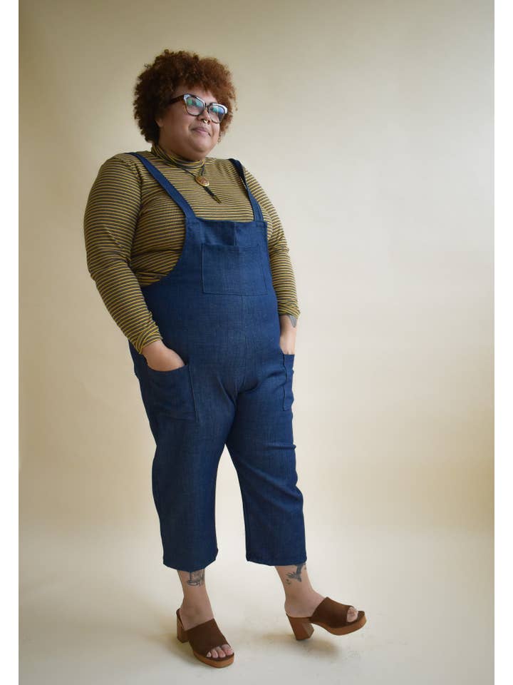 Altar - Wholesale Jumpsuit - Women's - Cassie Coverall in Midnight Denim7