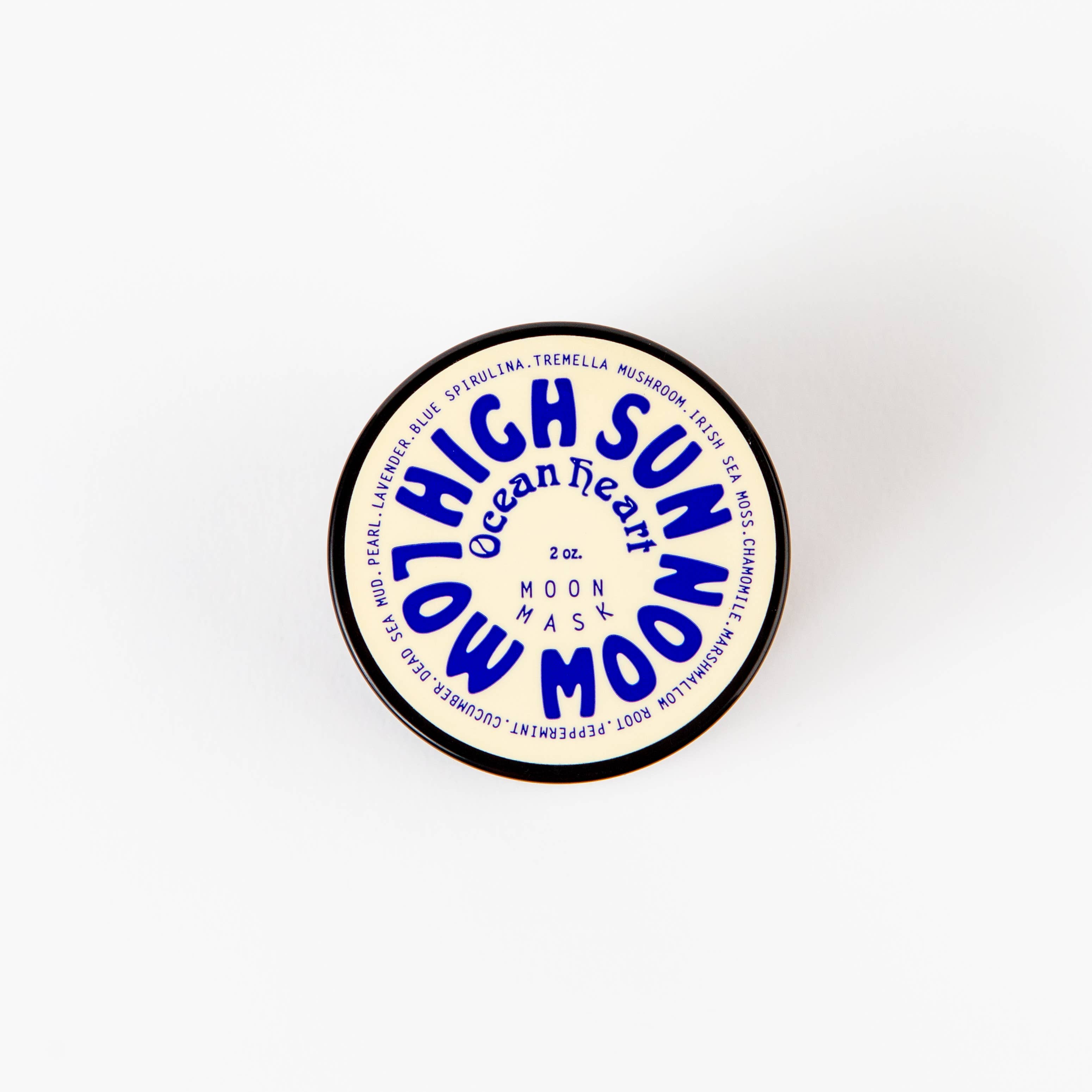 High Sun Low Moon - Wholesale Skincare Face Mask - Ocean Heart ~ Moon Mask5