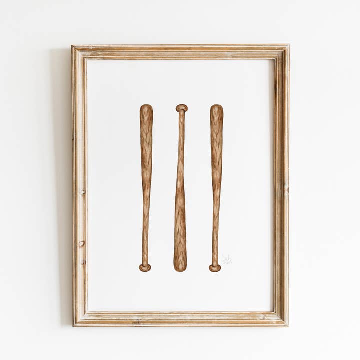 Sarah Jane Studio Art - Wholesale Art Print - Vintage Baseball Prints1