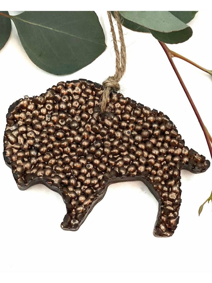 Buffalo Car Freshie for wholesale by Lucky Horseshoe Candle Co.