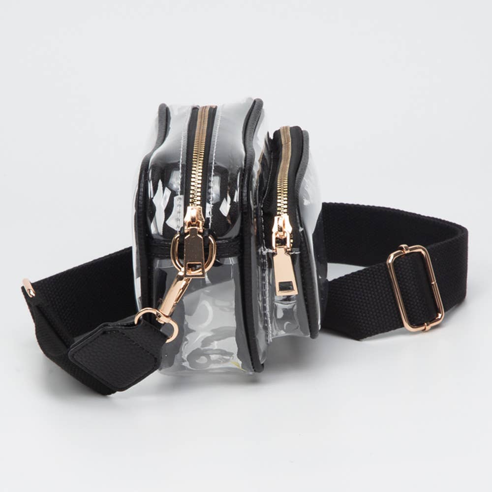 Sensibling Corp. - Wholesale Crossbody Bag - Women's - Transparent Rectangular Crossbody Bag10