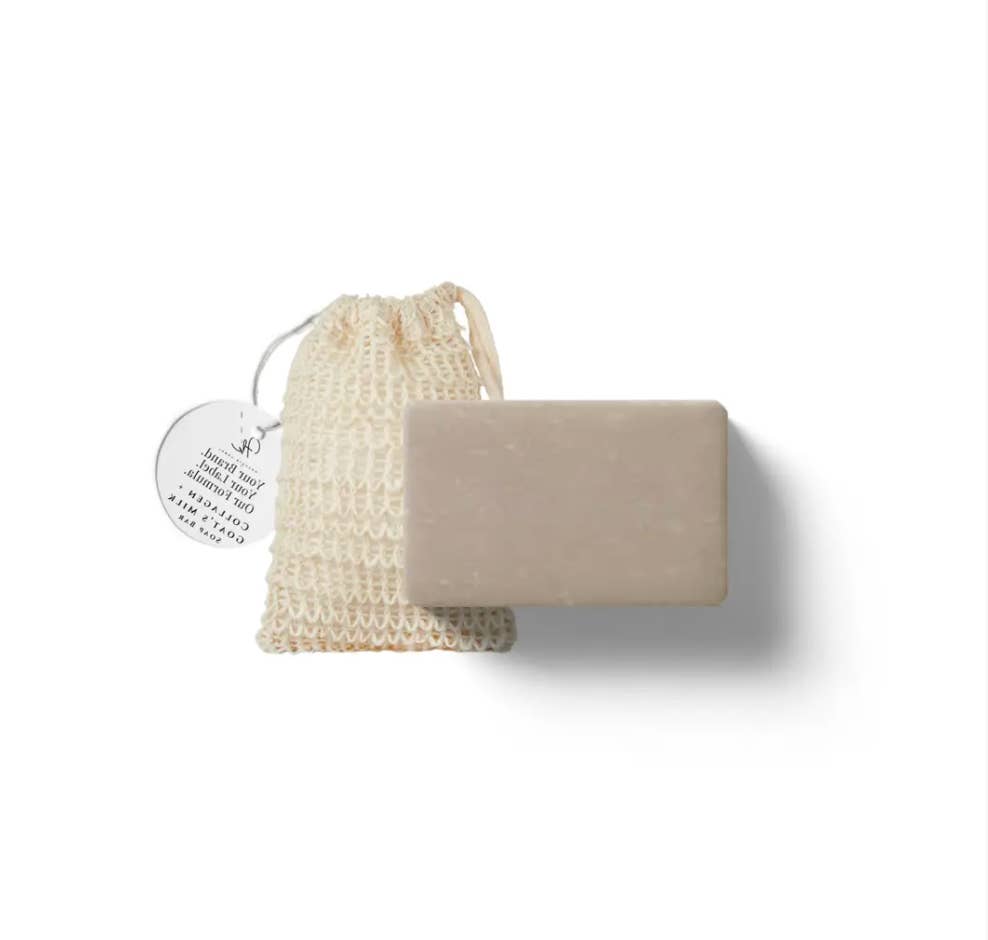 FK Private Label Labs - Wholesale Bar Soap - Beef Tallow + Oats Loofah Soap