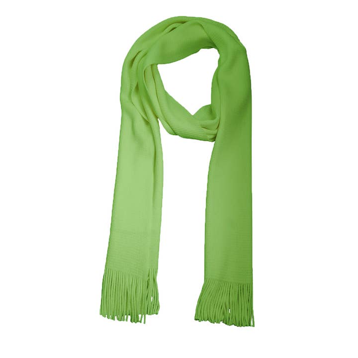 VERTICAL L'ACCESSOIRE - Wholesale Scarf - Women's - Green wool and acrylic scarf2