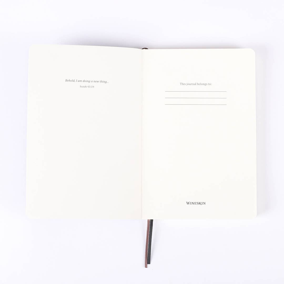 Swanson Christian Products - Wholesale Journal/Diary - Journal Wineskin Soft Cover 196Pg - Grey4