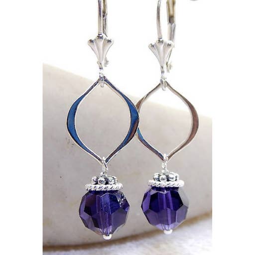 Pendientes Chelsea, inspirados en arabeque para venta al por mayor de Howling Dog Artisan Jewellery