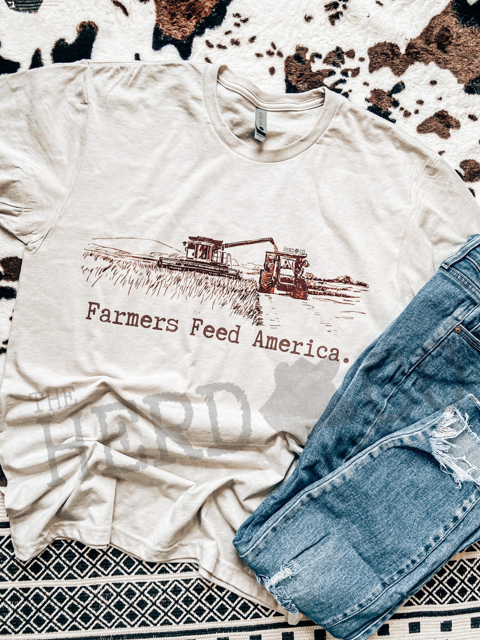 The Herd & Co - Wholesale Graphic Sweatshirt - Women's - Farmers Feed America1