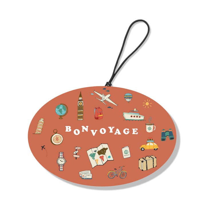 Bon Voyage Air fresheners for wholesale by Sapphire Design Co.