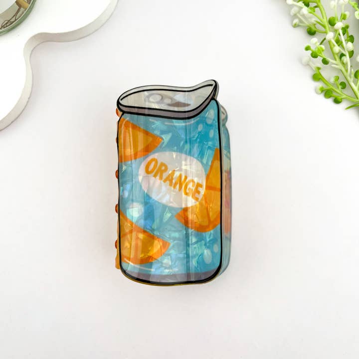 Fermaglio per capelli a forma di lattina di succo animato per la vendita all'ingrosso da parte di mildstyles