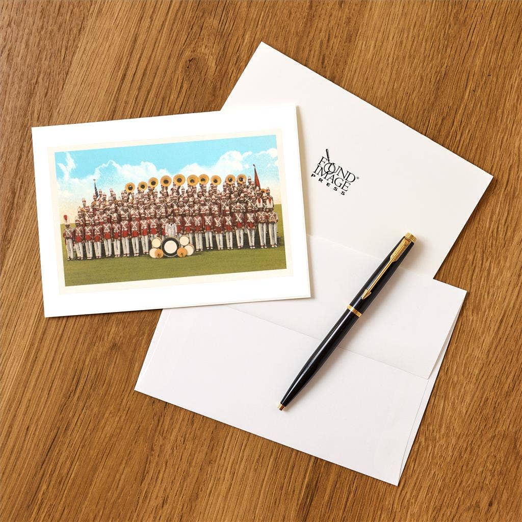Found Image Press - Wholesale Stationery/Notecard Set - Greeting Card AP-133 Large Marching Band1
