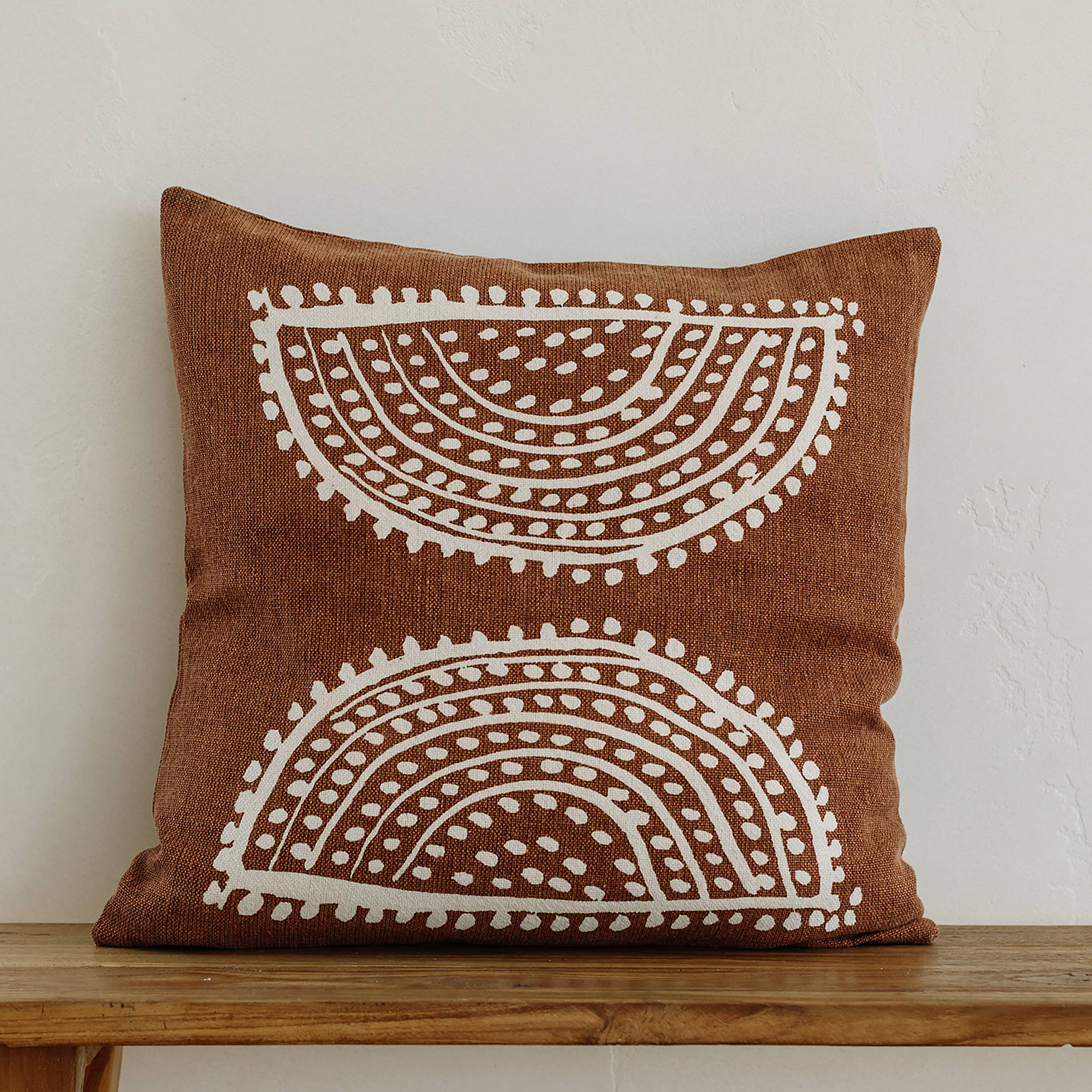 NAKI & SSAM INC. - Wholesale Throw Pillow Cover - Meraki Collection 20in. Square Gond Art Inspired Large23
