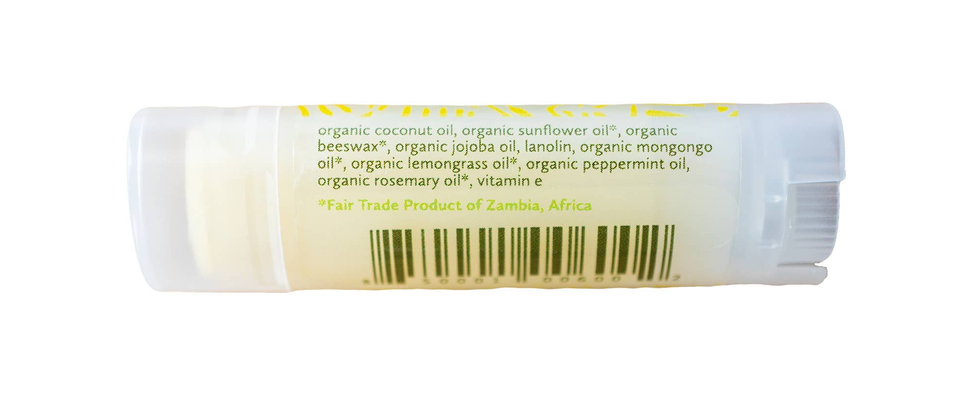 Zambeezi - Wholesale Lip Balm - Lemongrass Organic Beeswax Lip Balm2