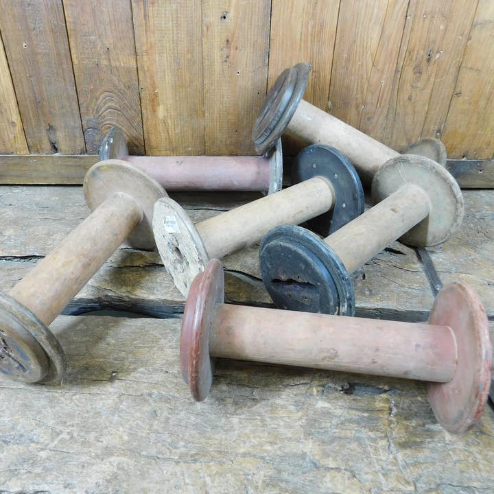 Antique Small Yarn Spool-Vintage-Original-Old-5x9-Small for wholesale by My Amigos Imports