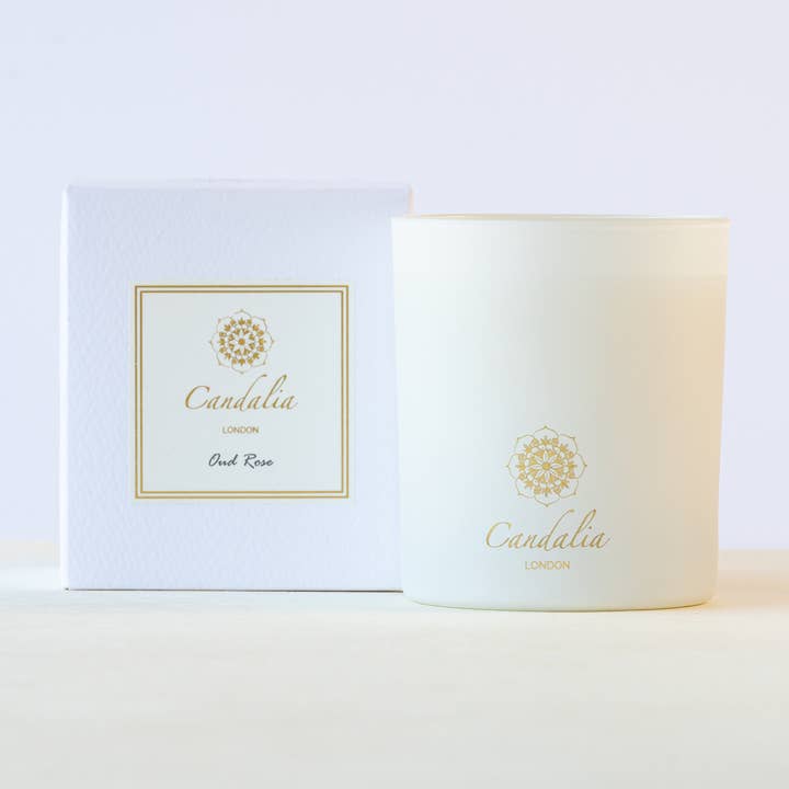 Oud Rose Candle for wholesale by Candalia