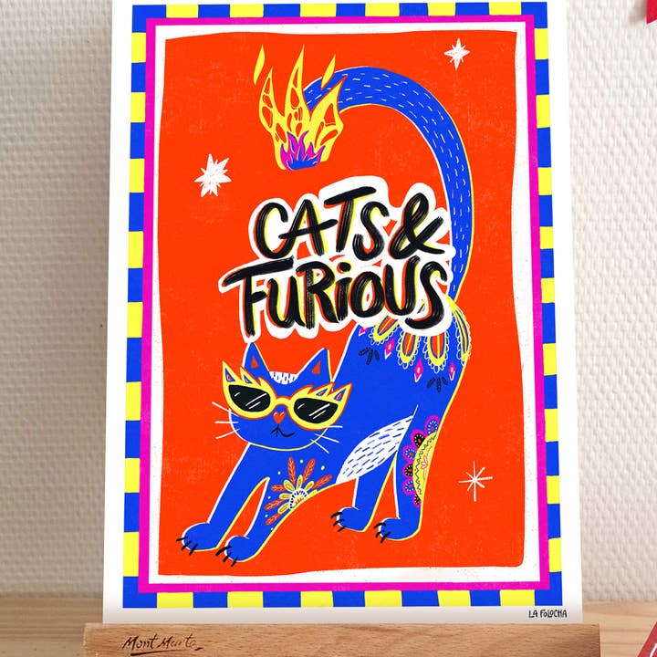 La Folocha - Wholesale Art Print - CATS & FURIOUS1