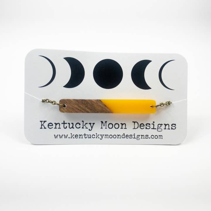 Collier bohème jaune+collier bohème+léger pour la vente par Kentucky Moon Designs