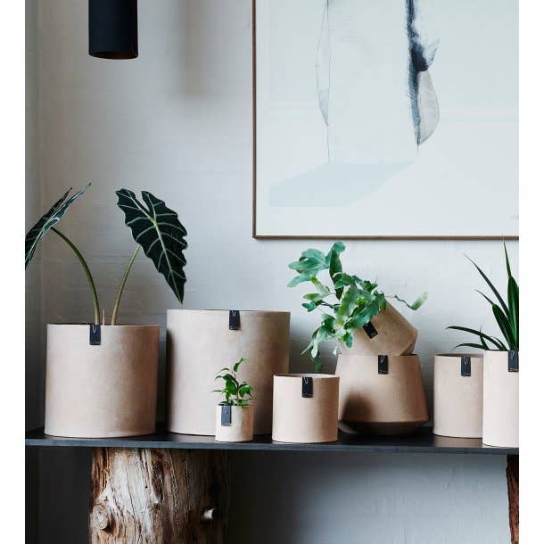 Lübech Living - Wholesale Plant Pot - S/2 Tokyo XL Flower Pots, Light Brown2