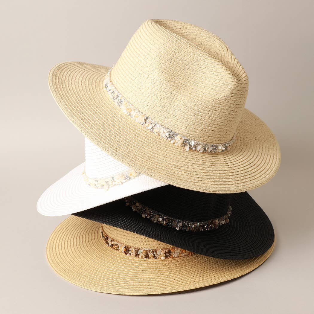 Fashion City - Wholesale Straw Hat - Women's - Paper Straw Panama Sun Hat2