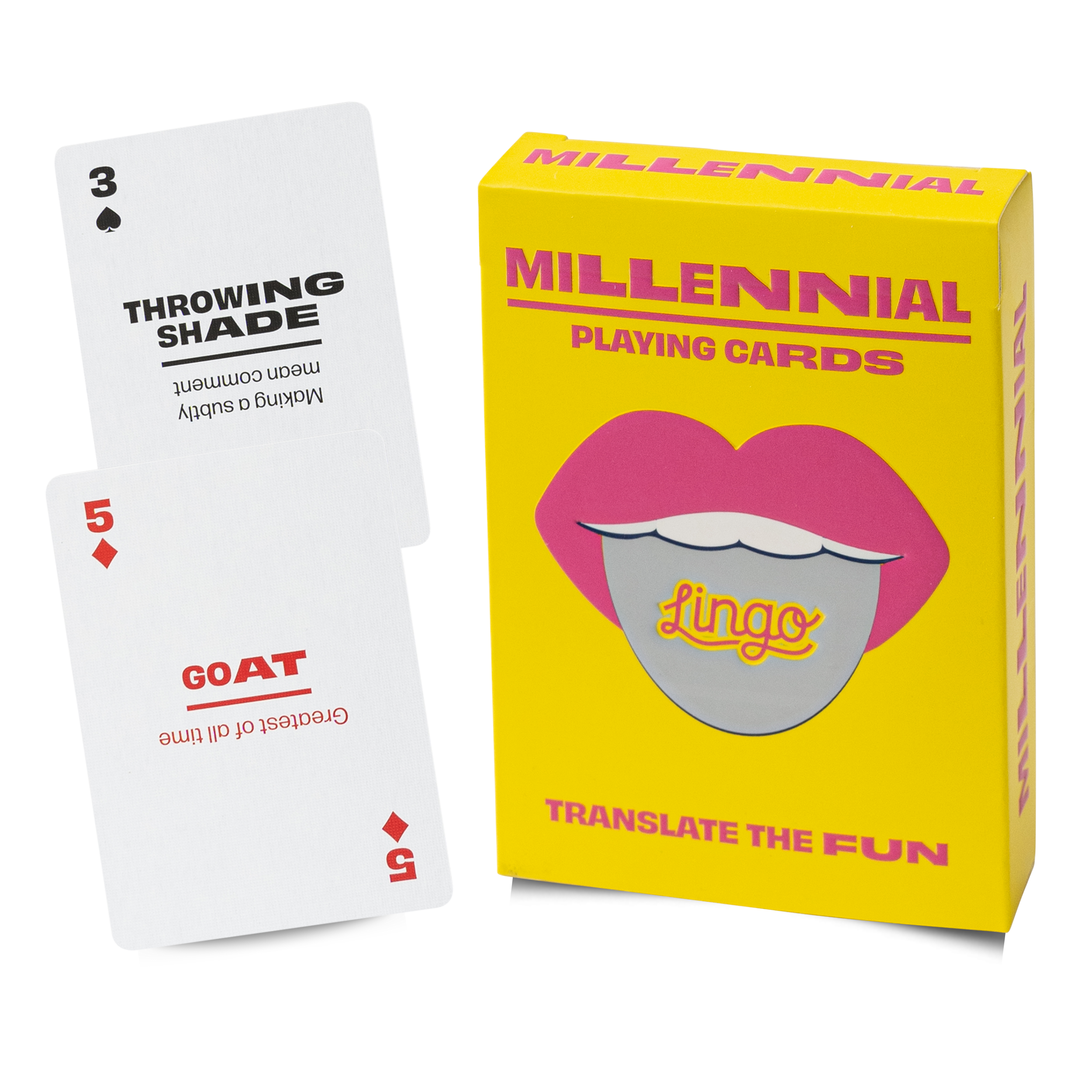 Lingo Playing Cards - Vente Jeu de cartes - Cartes à jouer Millennial Slang1