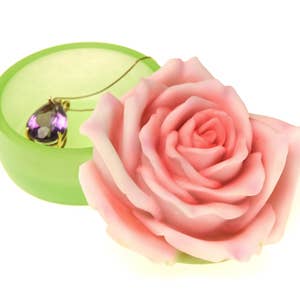 Ibis and Orchid Design - Wholesale Jewelry Box/Organizer - Pink Rose Keepsake Boxes (2pk)