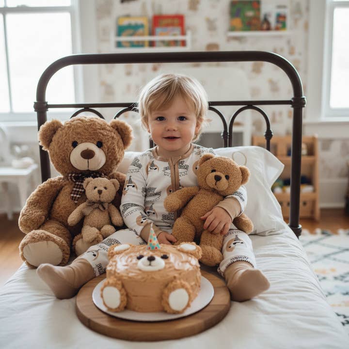 Pijama Mono para Primer Cumpleaños de Niño - Oso para venta al por mayor de Rufflеѕ & Bоwtіеѕ - Affordable Boys & Girls Clothing