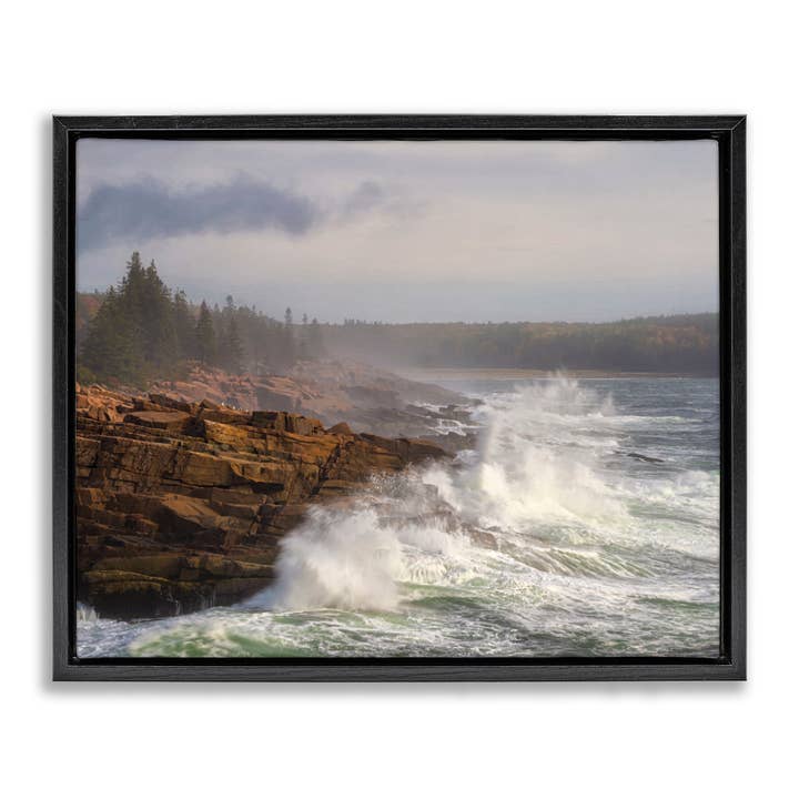 Stupell Industries - Wholesale Wall Sign - Rough Waves on Cliff - Framed Wall Art20