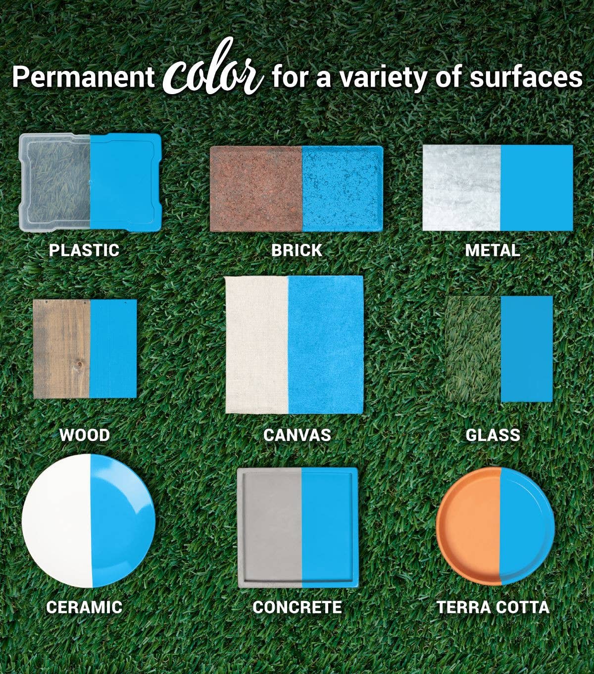 Ilovetocreate - Wholesale Paint Set - COLORSHOT Satin Spray Paint Splash (Medium Blue) 10 oz.4