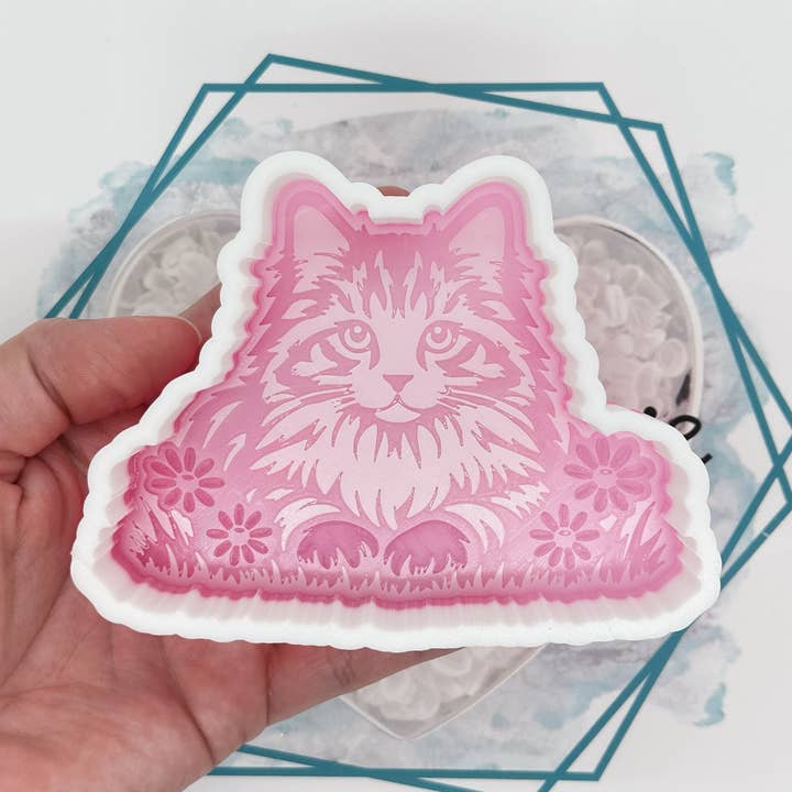*NEW RELEASE* Kitty Cat Freshie Mold for wholesale by The Freshie Junkie, LLC