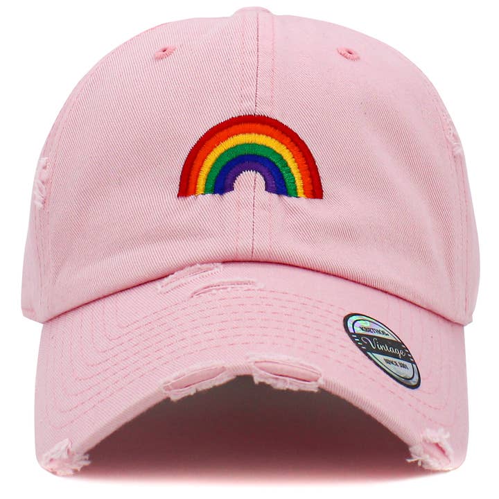 KBETHOS - Wholesale Baseball Cap - Unisex - Pride Rainbow Vintage Dad Hat9