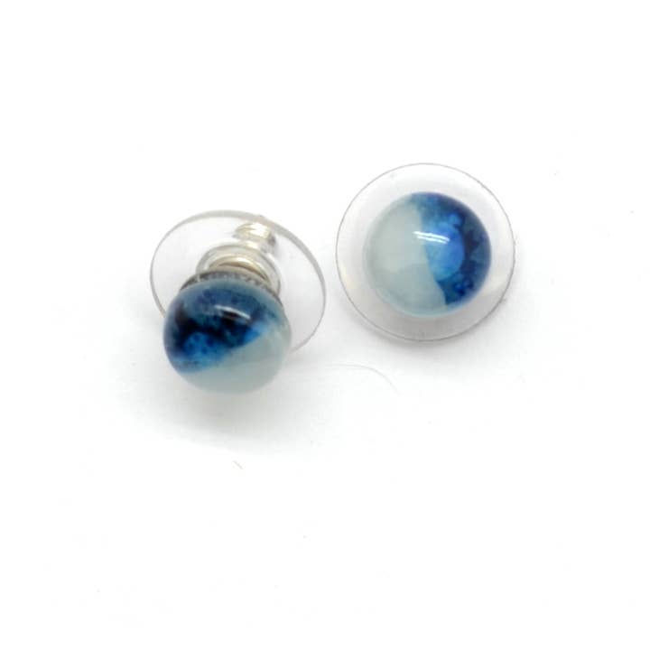 Dunitz & Company - Wholesale Stud/Post Earrings - Tiny Round Glass Stud Earrings - ships in assorted colors9