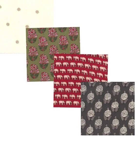 Curiosity - Wholesale Dinner & Cloth Napkin - Handcrafted 100% Cotton Block Print Cloth Napkin – Set of 425