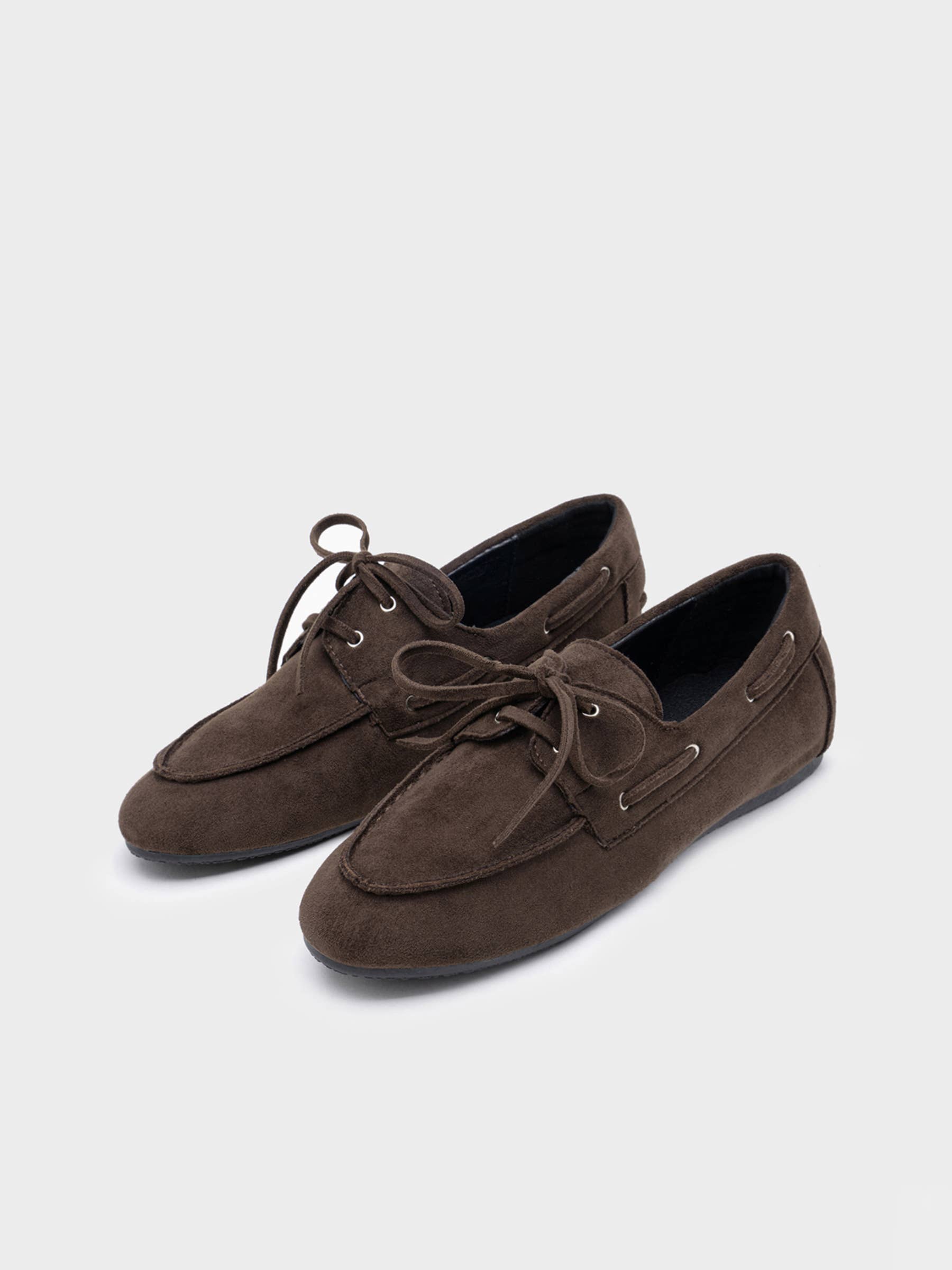 CEREZA - Vendita all'ingrosso Mocassini - Donna - MOCASSINO IN CAMOSCIO NAUTICO CON LACCI7