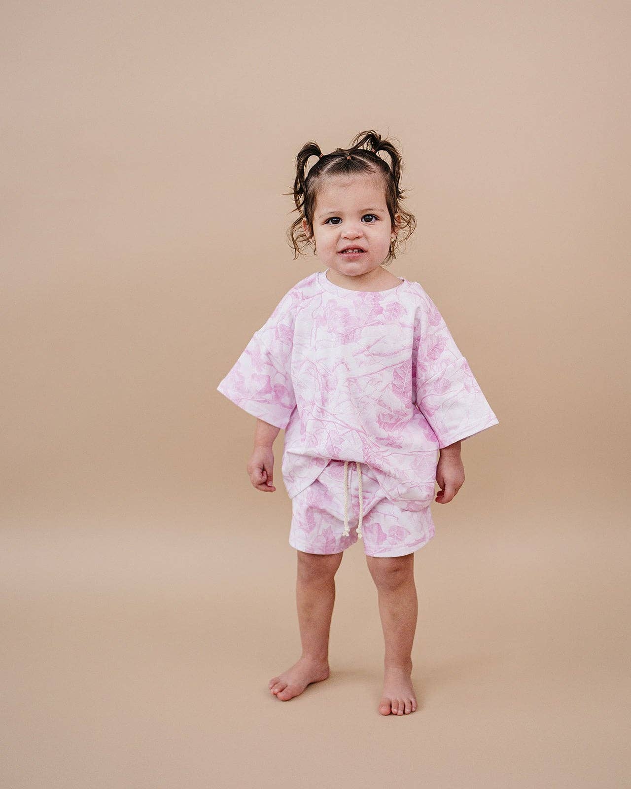 Lucky Panda Kids - Wholesale Top & Short Set - Kids - Shorts Set | Pink Camo12