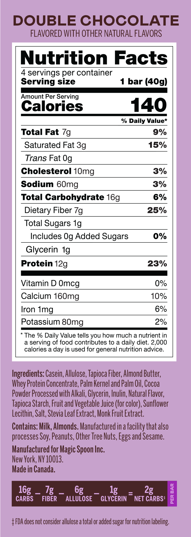 Magic Spoon - Wholesale Snack Bar - Double Chocolate 12 Treat Protein Pack ($1.80/Treat)3
