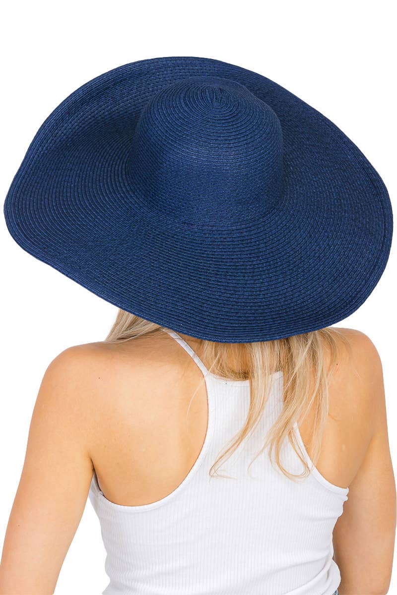 Cap Zone - Wholesale Straw Hat - Women's - Wire Brim Straw Beach Sun Hat34
