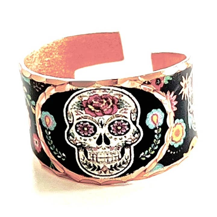 RC 136 Day of the Dead Ring for wholesale by COPPER ARTS INC.