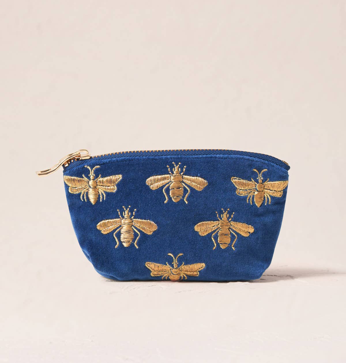 【送料関税込】Elizabeth Scarlett / Provencal Bee Coin Purse Elizabeth Scarlett Provencal Bee Navy Coin Purse