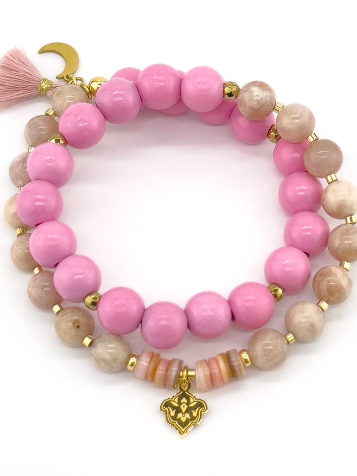 Doppel-Mala-Rosenmond for wholesale by samsara collection