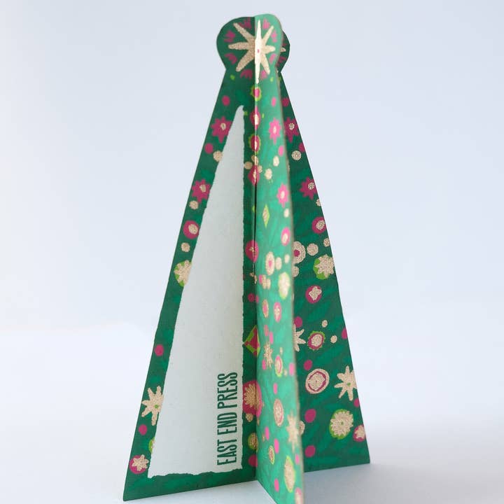 East End Press - Wholesale Christmas Decoration - UK/EU: Ornament Tree Greeting Card14