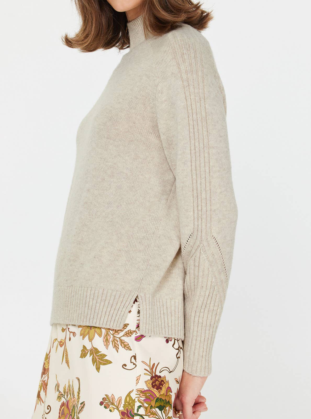 Current Air - Wholesale Knit Sweater - Women's - Cashmere Blend Turtleneck Sweater 6