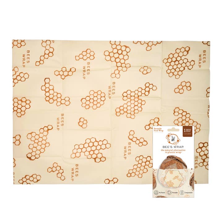 Bee's Wrap - Wholesale Food Storage Wrap/Bag - Bread Wrap Clip Strip - Honeycomb (6 ct)3