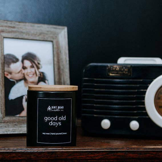 Good Old Days Candle for wholesale by Dirt Road Candle Co